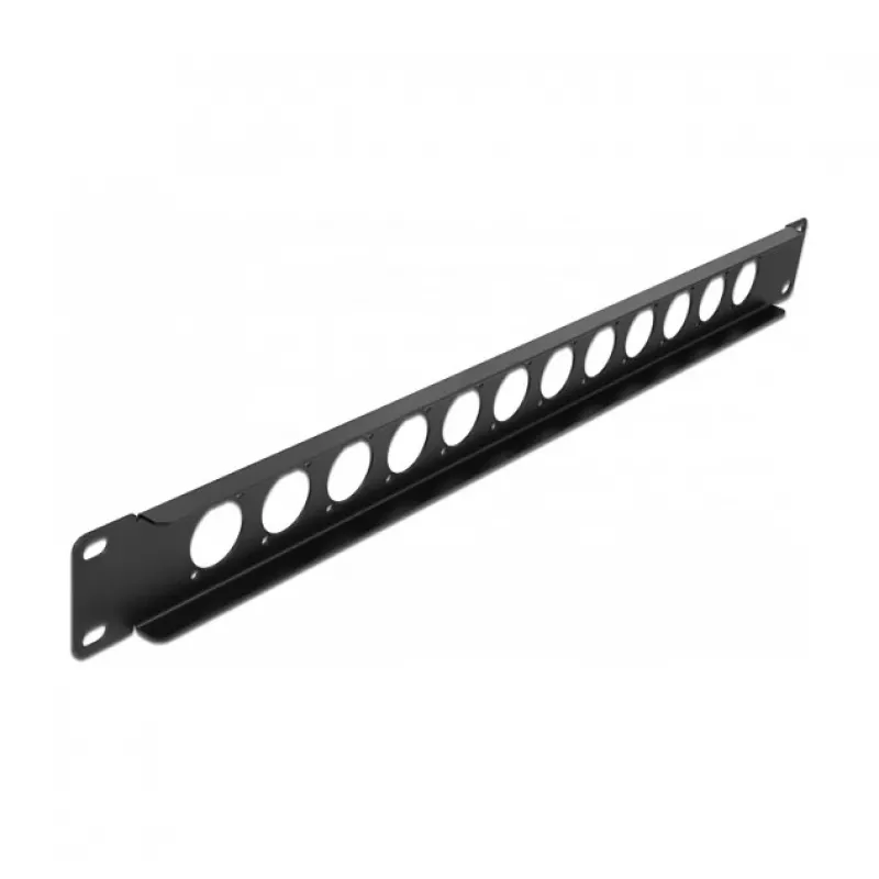 Patch panel 19 palcov DeLOCK 12 port čierny