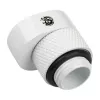 Adaptér BitsPower X-Cross G1/4 inch vonkajší závit na G1/4 inch vnútorný závit, 5 mm odsadenie, biely