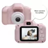 Detský digitálny fotoaparát DENVER KCA-1340RO — kompaktný 85 g, ružový