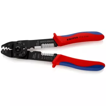 Knipex 97 21 215 B krimpovací nástroj čierna, modrá, červená