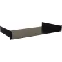 Rack montážna polica Omnitronic 30100916 1U, čierna, oceľ 19 palcov
