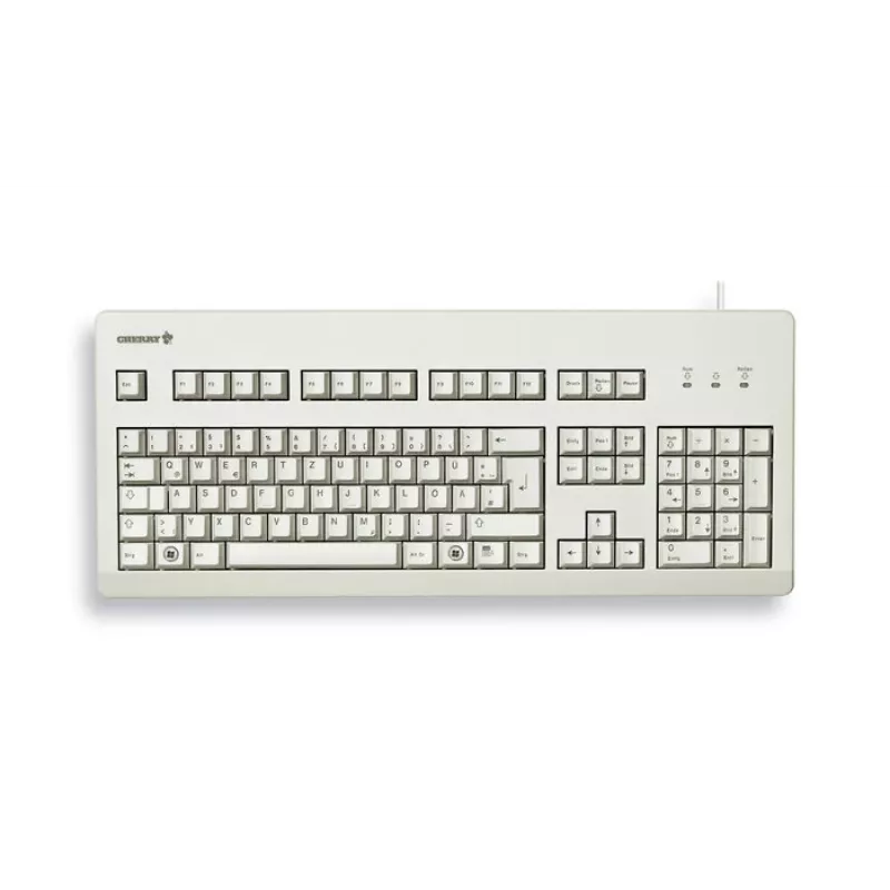 CHERRY G80-3000 klávesnica univerzálna USB QWERTZ nemecká sivá