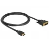 DeLOCK 85652 video káblový adaptér 1 m HDMI typ A (Standard) DVI čierny (85652)