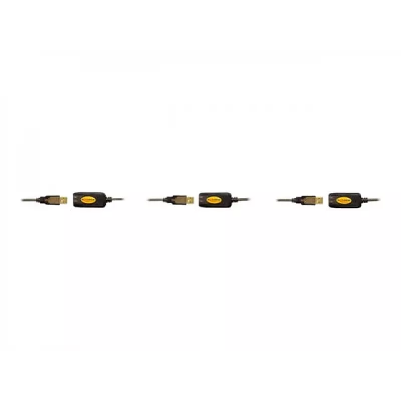 USB kábel DeLOCK 82446 USB 2.0 10m čierny