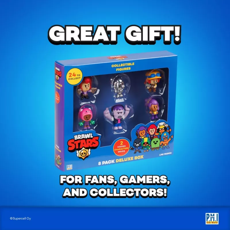 BRAWL STARS S1 FIGÚRKY – 8-členná DELUXE BOX VER.C