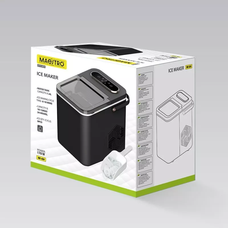 Výrobník ľadu Maestro MR-820 — stolový výrobník ľadu, model MR-820