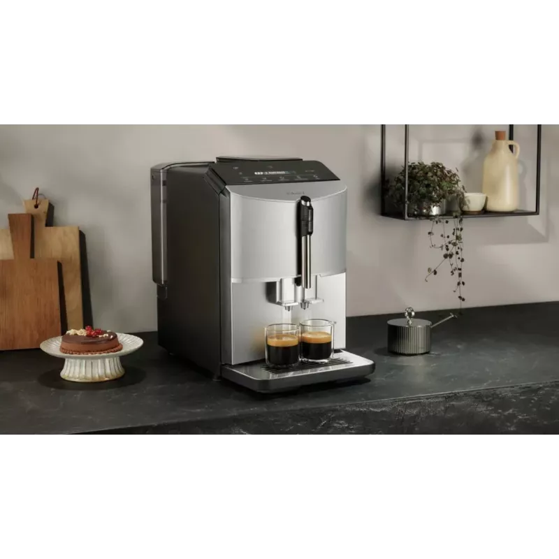 Siemens TF303E01 EQ300 kávovar (strieborný; 1300W)