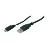 Assmann USB 2.0 prepojovací kábel. Type-A - Micro B M/M. 3,0m. USB 2.0 kompatibilný. UL. čierny (AK-300110-030-S)