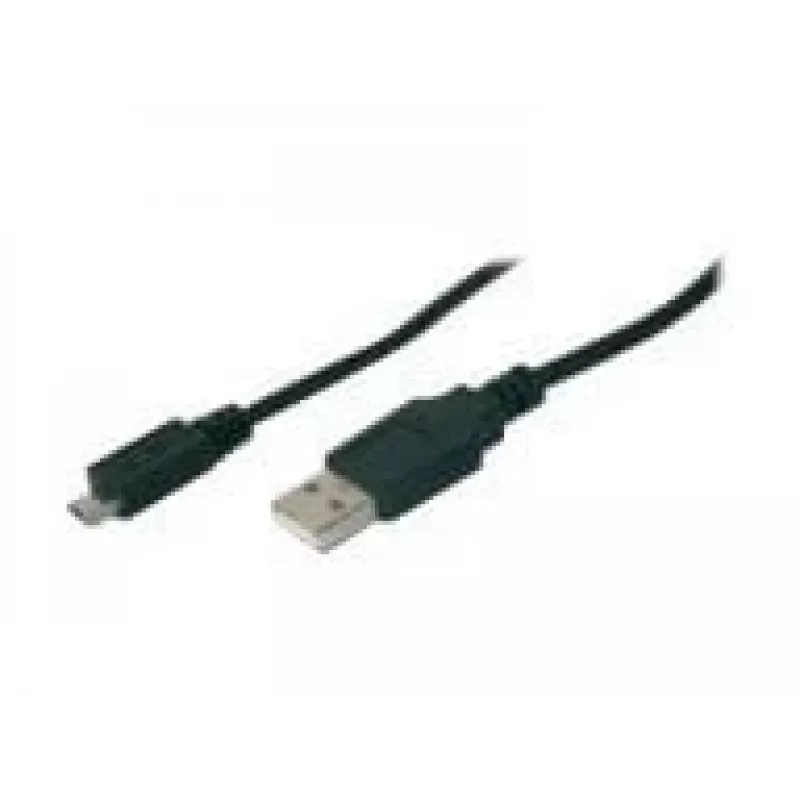 Assmann USB 2.0 prepojovací kábel. Type-A - Micro B M/M. 3,0m. USB 2.0 kompatibilný. UL. čierny (AK-300110-030-S)