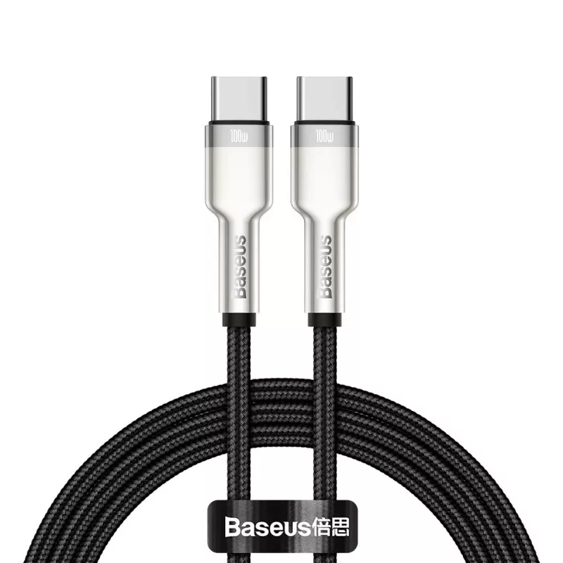 Kábel USB-C na USB-C Baseus CATJK-C01, USB 3.2 Gen 1, 1 m, čierny