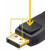 Goobay DisplayPort prepojovací kábel 1.4 3 m DisplayPort na DisplayPort