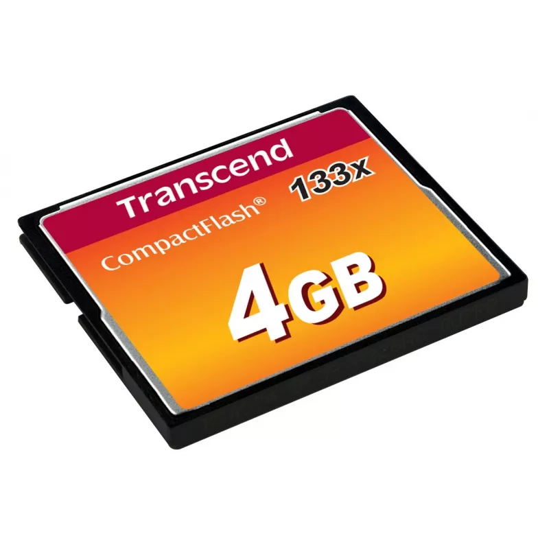 Flash pamäť Transcend 4GB CompactFlash 133x TS4GCF133