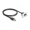 DeLOCK Easy 45 modul SuperSpeed USB USB 3.2 Gen 1 USB Type-A konektor samica na konektor samec 1m