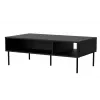 Cama PALAZZO BIS stolík/lavica 110x60x40 matná čierna