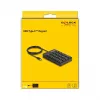 Numerická klávesnica DeLOCK 12108 USB čierna 19 klávesov 1,6 m kábel