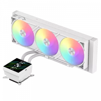 Gamemax CPU kvapalinový chladič | GLACIER 360 LCD WH | Intel, AMD