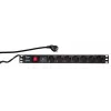 Prepäťová ochrana LogiLink PDU7C01 čierna 7 AC výstupov 230 V 2 m