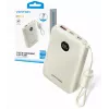 Powerbank Vention FKAN0-C 10000 mAh — 2× USB-C, 1× USB-A, 22,5 W, béžová