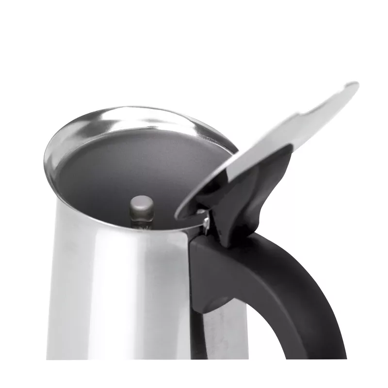 Moka kanvica JATA Odin čierna nerez