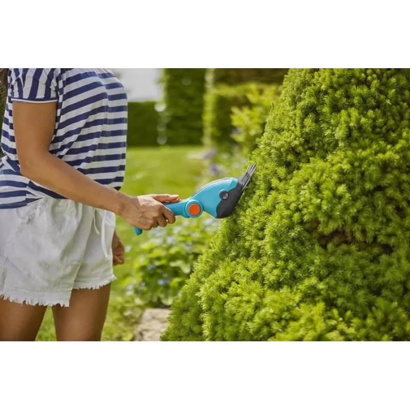 Akumulátorové nožnice na trávu Gardena 9888-20 8 cm 3,6 V lithium-ión tyrkysová