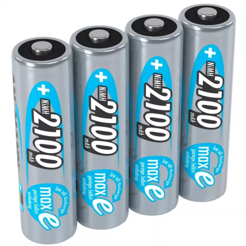1x4 Ansmann maxE NiMH nabíjateľná batéria Mignon AA 2100 mAh 5035052