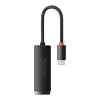 Sieťový adaptér Baseus Lite Series USB-C na RJ45 (čierny)