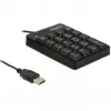 Numerický blok klávesov DeLOCK 12481 Universal USB čierny