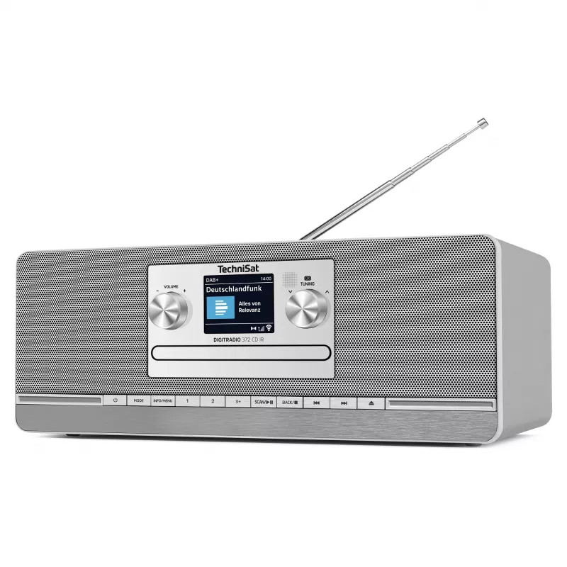 TechniSat DIGITRADIO 372 CD IR internet analógové & digitálne antracit, strieborná