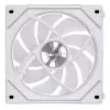 120mm Lian Li UNI FAN SL-INF Wireless ARGB PWM — biela, modulárny magnetický systém ventilátorov