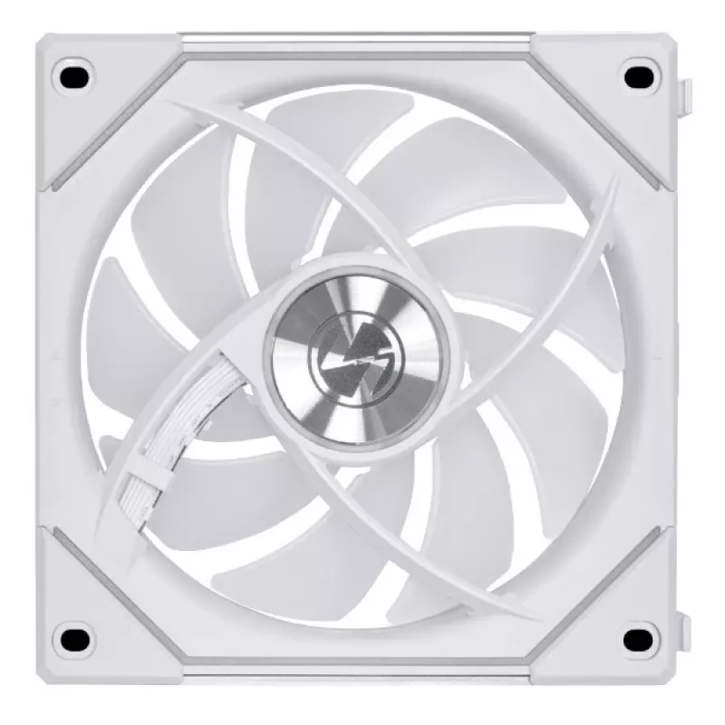 120mm Lian Li UNI FAN SL-INF Wireless ARGB PWM — biela, modulárny magnetický systém ventilátorov