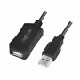 LogiLink USB 2.0 predlžovací kábel - 5,0 m USB kábel 5 m USB A