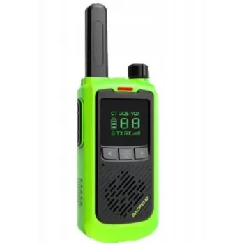 Ručná vysielačka Baofeng BF-T17 zelená — 16 kanálov, 5 W, 400–470 MHz, batéria 1500 mAh