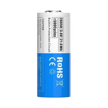 Batéria 26650 3,6V Li-Ion 6000 mAh