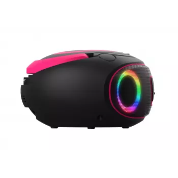 Osobný CD prehrávač Denver TDB-212P ružový 3,6W DAB+ FM