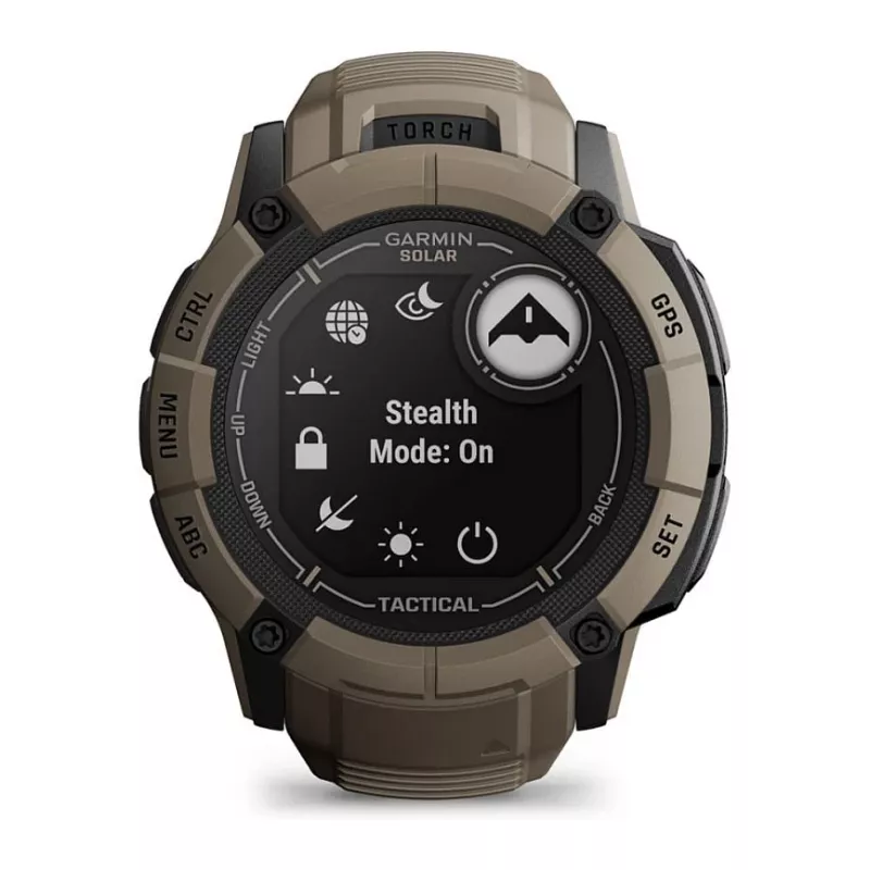 Garmin Instinct 2X Solar Tactical Edition 2,79 cm (1,1 inch) MIP 50 mm digitálny 176 x 176 pixelov dotyková obrazovka zelená GPS (satelit)
