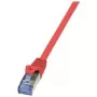 Sieťový kábel LogiLink 7,5 m RJ-45 Cat6a červený