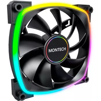 Ventilátor Montech AX140 PWM 14 cm čierny 540-1760 RPM