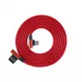 Sbox USB->Type-C 90 m/m 1,5m Type-C-90R jahodová červená
