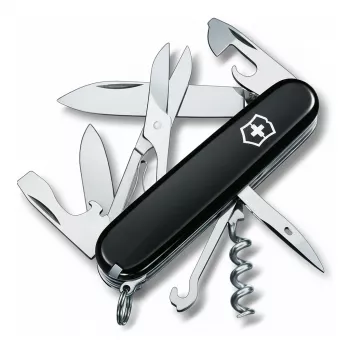 Multifunkčný vreckový nôž Victorinox Climber 13 funkcií, 91 mm, čierna rukoväť