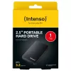 Prenosný pevný disk 1 TB refurbished, externý pevný disk (čierny)