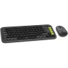 Logitech POP ICON COMBO Swiss, grafitová/zelená, Bluetooth, Swiss, 920-013275