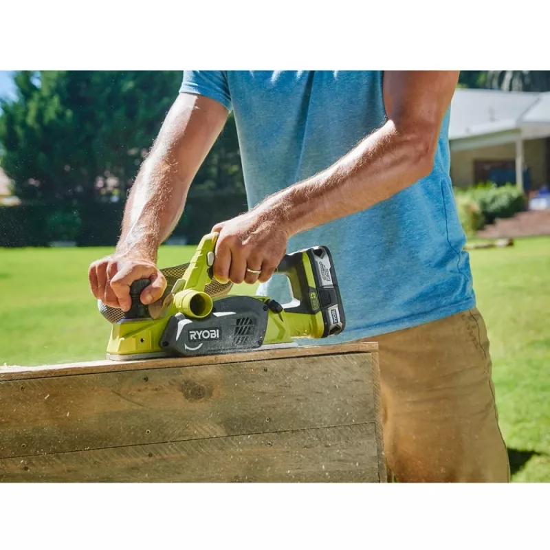 Ryobi 5133002921 elektrický ručný hoblík zelená, sivá 11000 ot/min