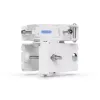 Ubiquiti UACC-Wave-AP-Micro-Mount montážny držiak na stĺp pre 4x Wave AP Micro, nerezová oceľ, stĺp 25–76 mm, biely