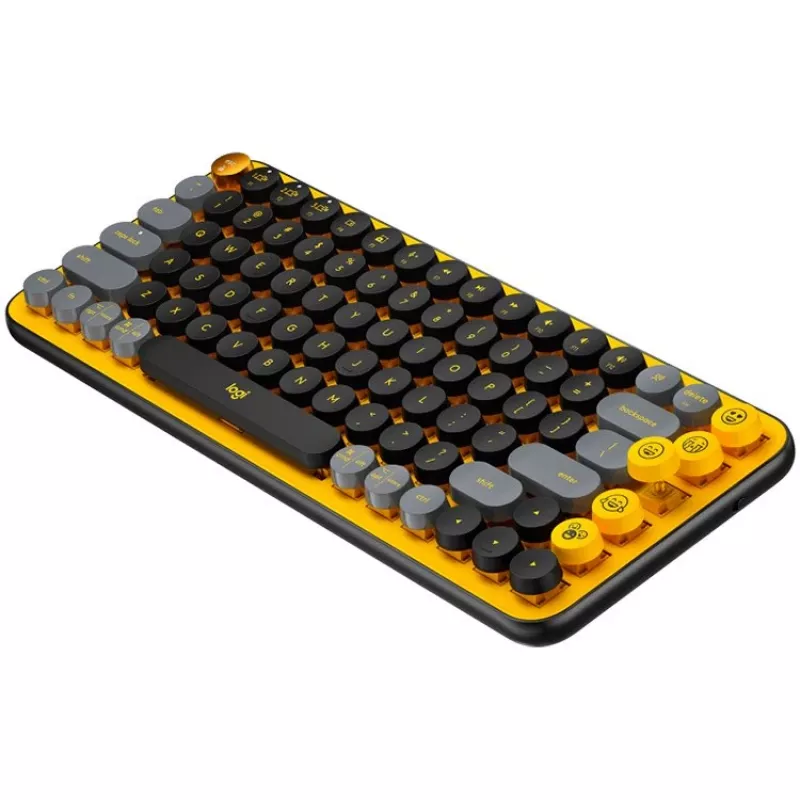 Logitech POP Keys Wireless Mechanical klávesnica Mini QWERTY Emoji Keys