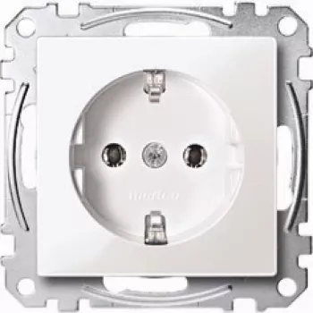 Merten MEG2401-0419 zásuvka Schuko, skrutkové zdvíhacie svorky, 16 A, 250 V AC