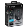 MYŠ DEFENDER GM-213 THUNDER RF 1600dpi 8P ČIERNA