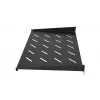 Polica Extralink SHELF 1U pre 19-palcové nástenné skrine, 1U, 300 mm, čierna, kovová