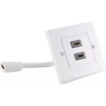 Nástenná zásuvka 2 x HDMI ShiverPeaks 79510-2