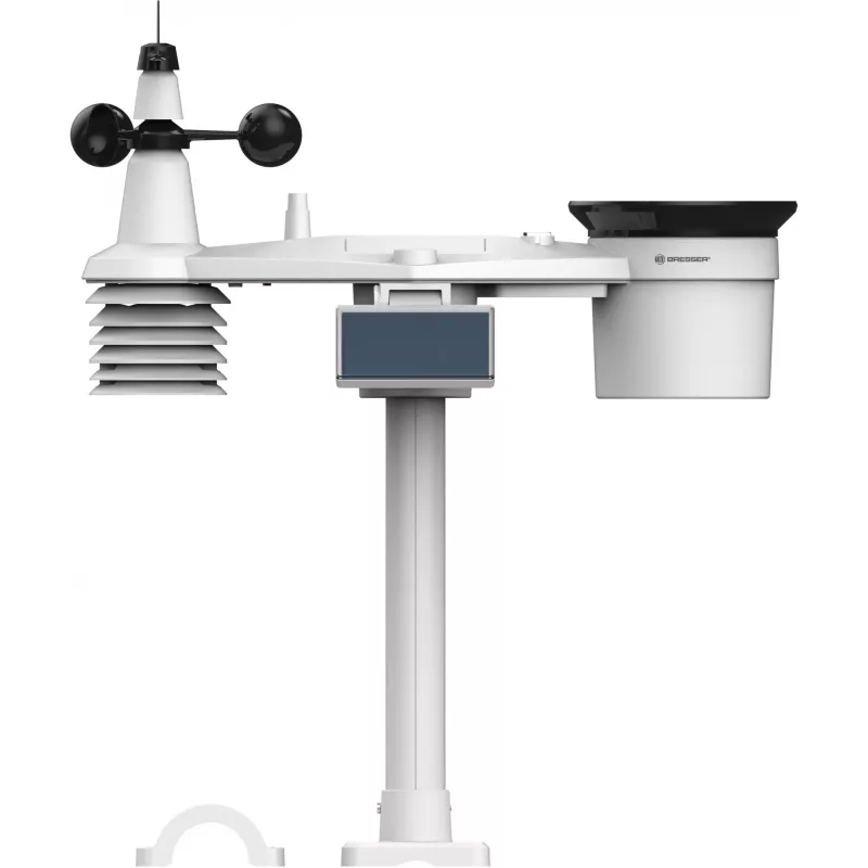 Bresser 7003220 Weather Center 7-in-1 Solar 6-Day 4cast Pro SF digitálna meteorologická stanica, LCD, čierna