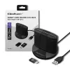 Čítačka smart kariet Qoltec 50632 USB 2.0 čierna 1 m kábel